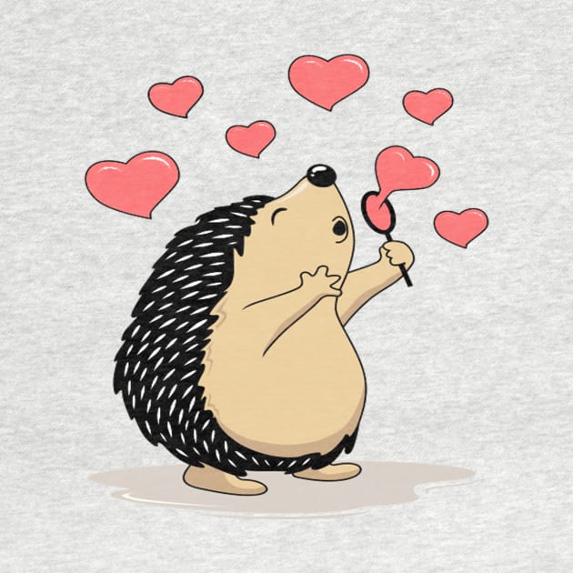 Cute Hedgehog T-Shirt by printydollars